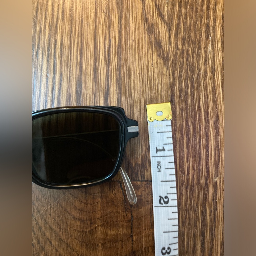 Rare Prada Wayfarer Sunglasses, Black Frame/Olive Lens, Made in Italy - Picture 2 of 9